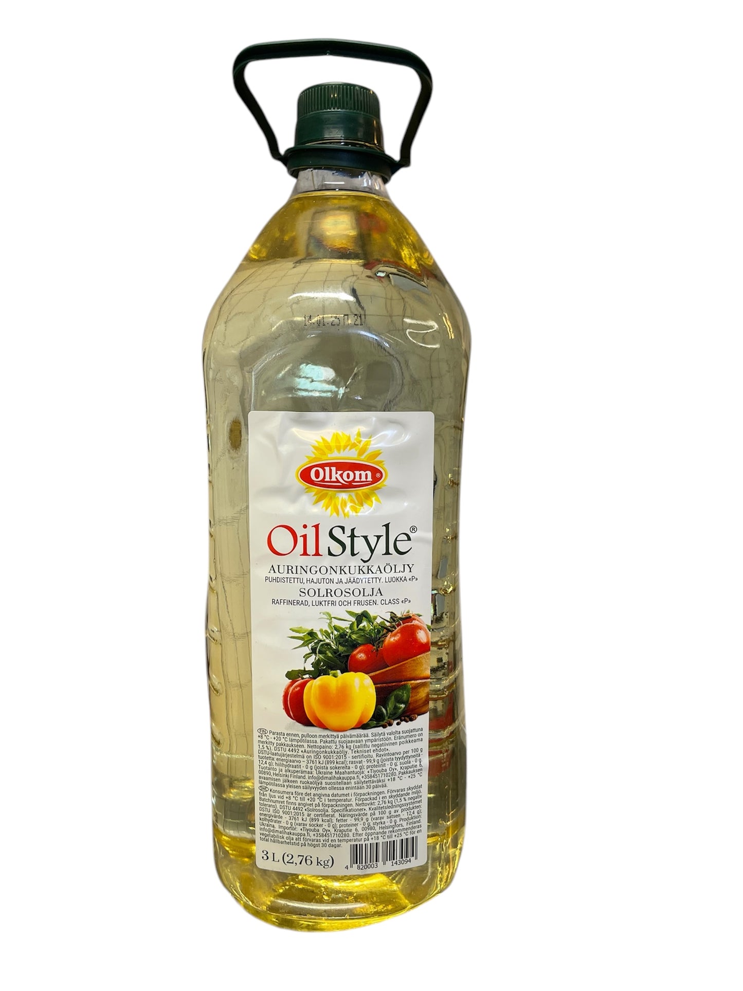 Aurinkokukkaöljy 3L