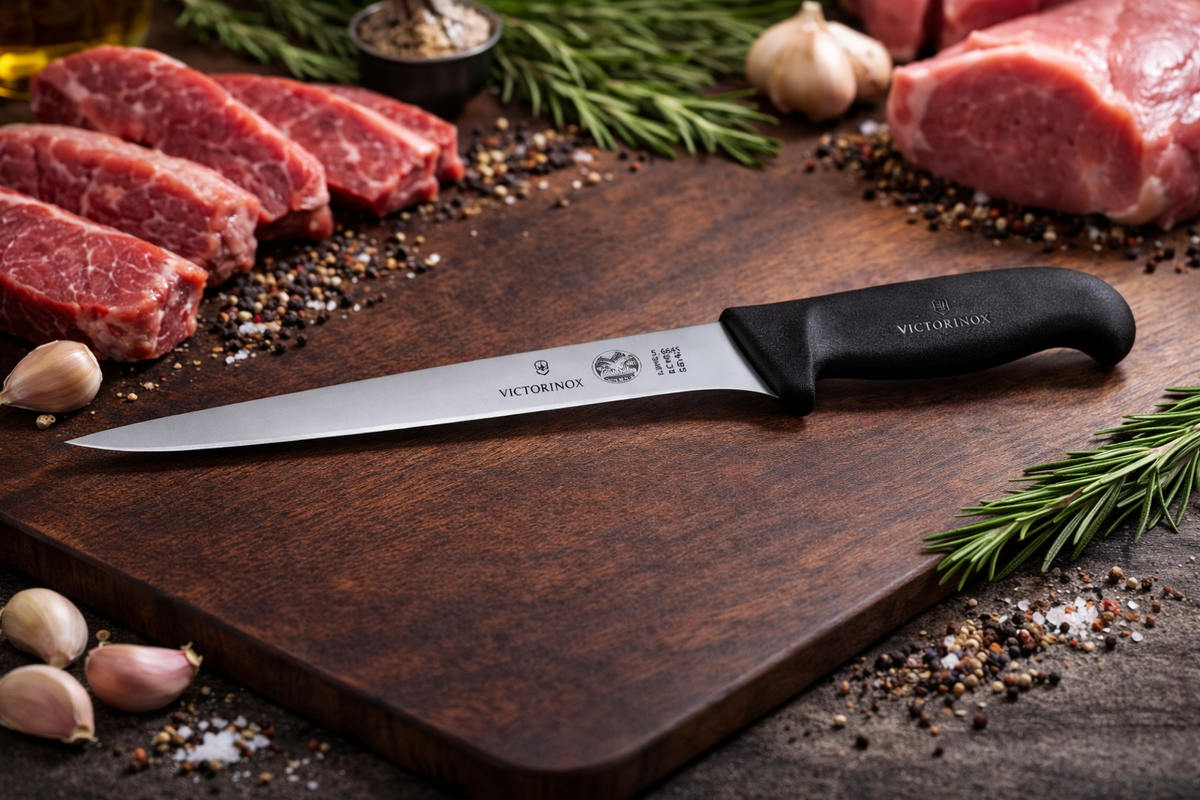 Victorinox Fibrox fileerausveitsi 20cm – joustava ja ohutteräinen