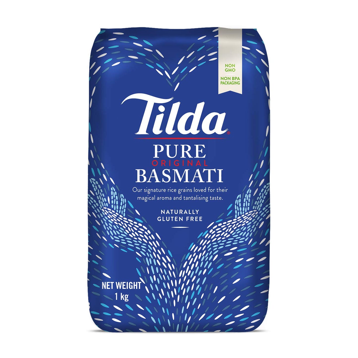 Tilda pure original basmati rice 1kg gluten free