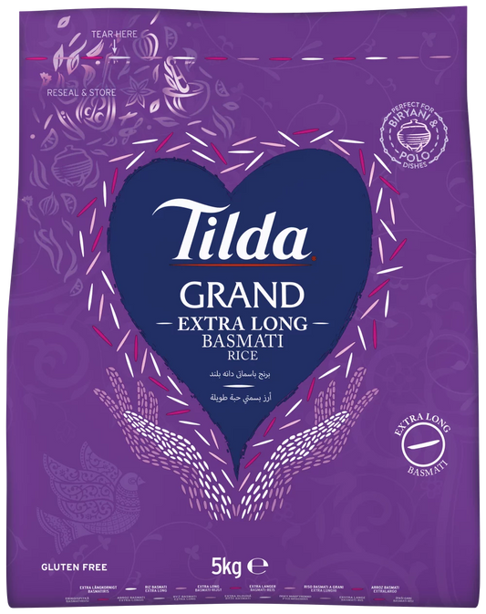 Tilda grand extra long basmati-riisi 5kg