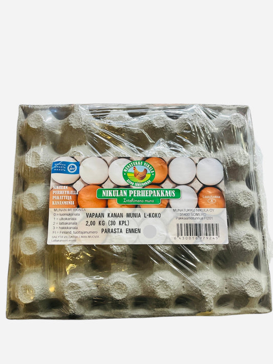 Eggs 30pcs L-Size (Kotikanala)